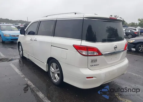 2011 Nissan Quest Sl from USA, damaged, VIN JN8AE2KPXB9009285